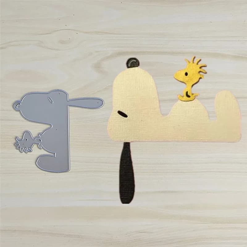 Matrices découpées en métal pour chien et enfant, pochoirs pour Scrapbooking, timbre/Album Photo, ga