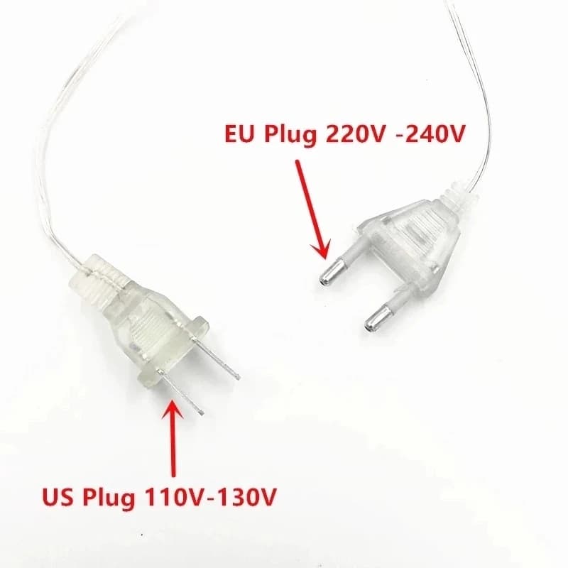 Guirlande lumineuse LED 100 LED 10M 110V/220V, étanche, pour Noël, arbre de Noël, chaîne lumineuse f
