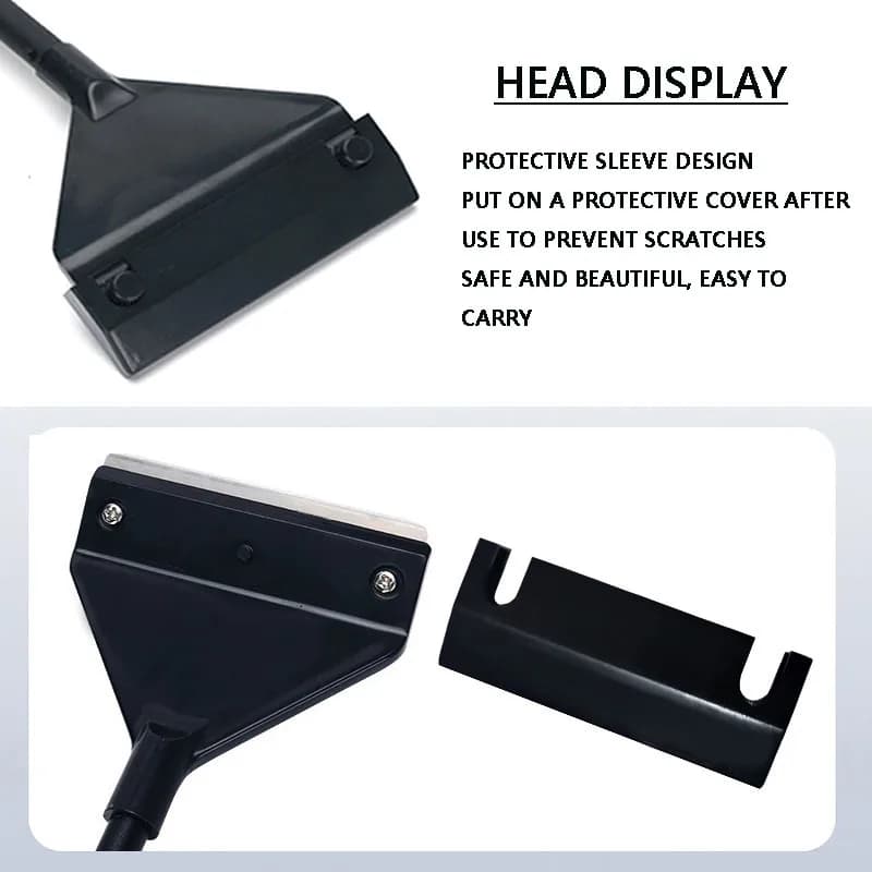 Outil de nettoyage d'aquarium, enlèvement d'algues de sable plat, verre à double usage, grattoir, fo