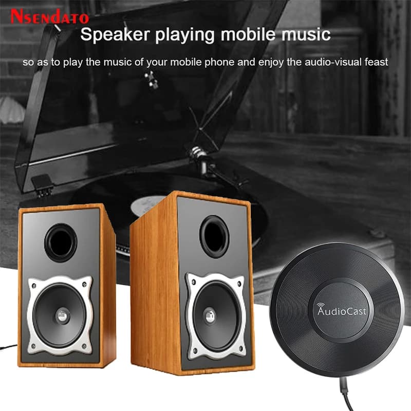 M5 AudioCast pour Airplay musique sans fil haut-parleur récepteur 2.4G WIFI Hifi musique pour DLNA A