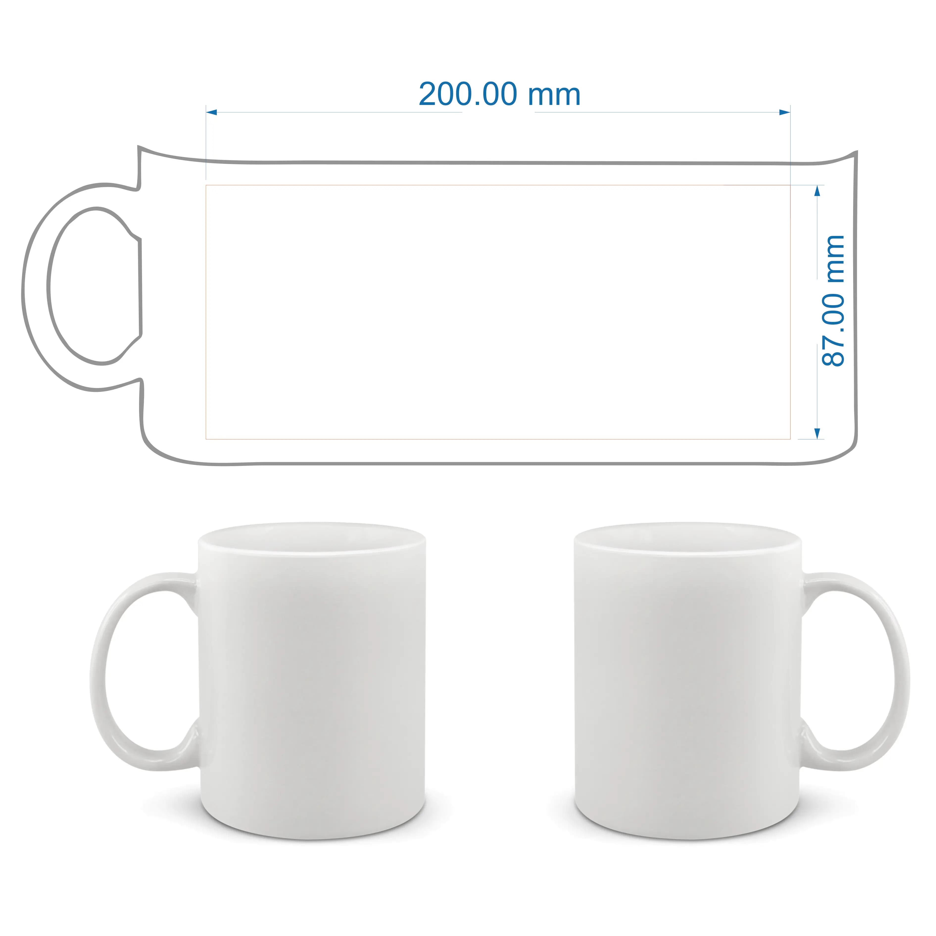 Tasse en céramique personnalisée bricolage, tasse à café personnalisée, image imprimée, photo, logo,