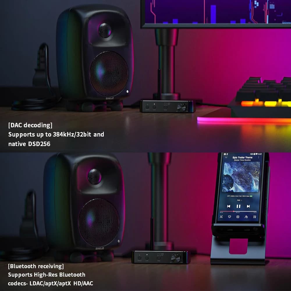 FiiO – BTA30 PRO HiFi Audio Bluetooth, USB DAC, amplificateur décodeur XMQS PC TV, émetteur récepteu