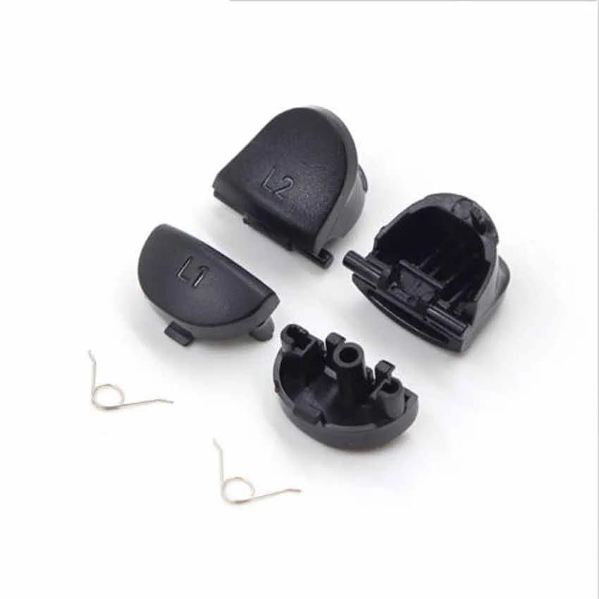 JCD pour PS4 JDM-001/011 contrôleur L1 R1 L2 R2 boutons de déclenchement bâton analogique 3D + Kit d