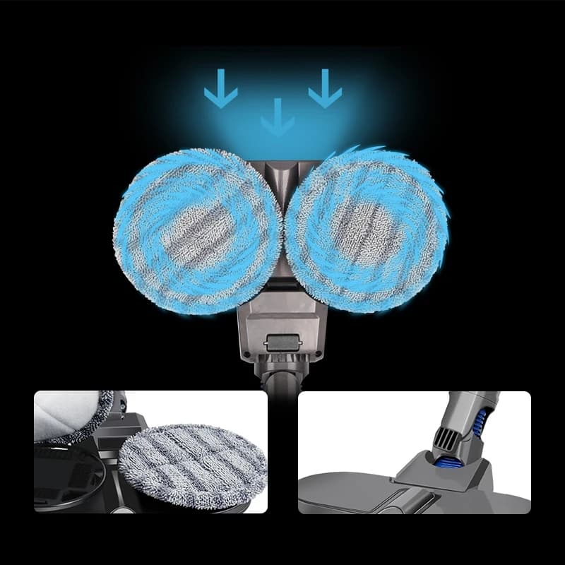 Chiffon de nettoyage en microfibre pour aspirateur Samsung Jet90. Accessoires pour balai électrique 