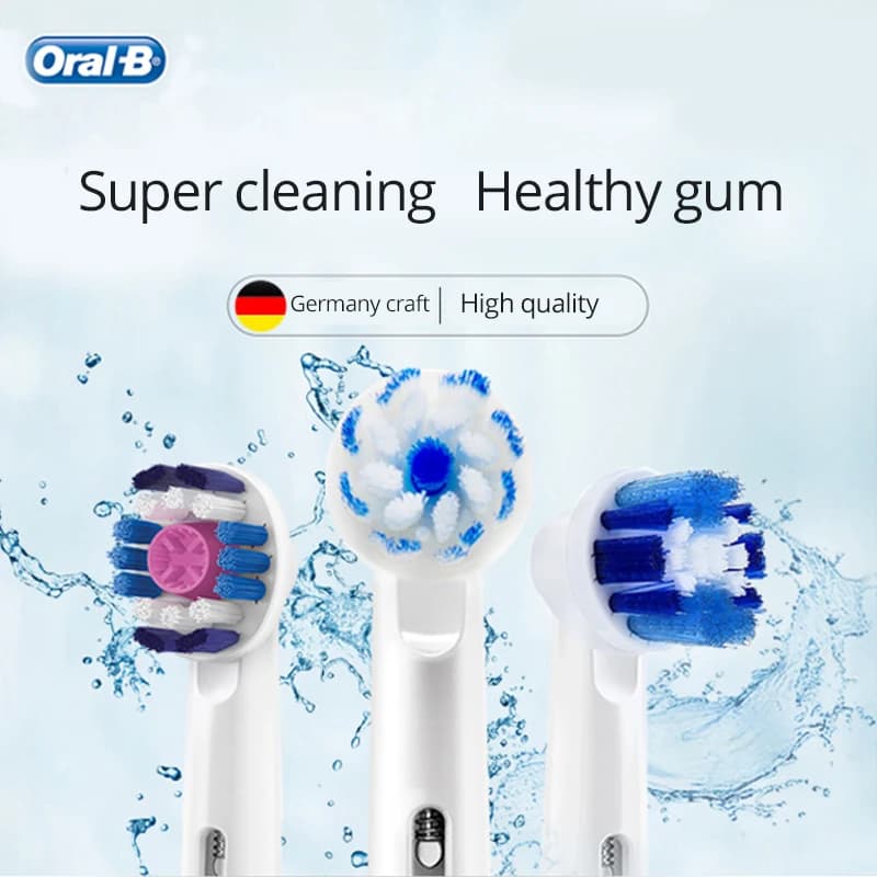 Têtes de brosse de rechange originales Oral B, pour brosse à dents électrique rotative oral-b, vérit