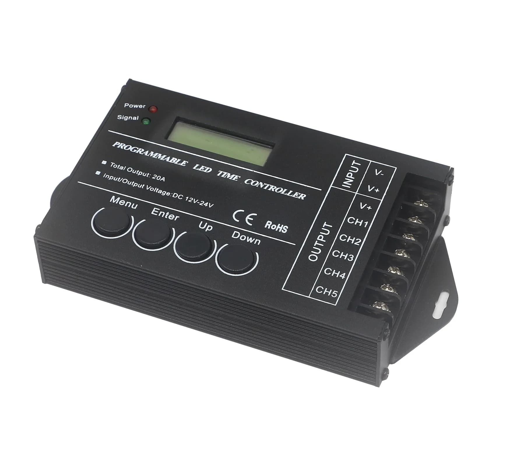 TC420 TC421 contrôleur Programmable de temps Wifi 5 CH sortie DC12V/24V 20A RGB contrôleur de bande 