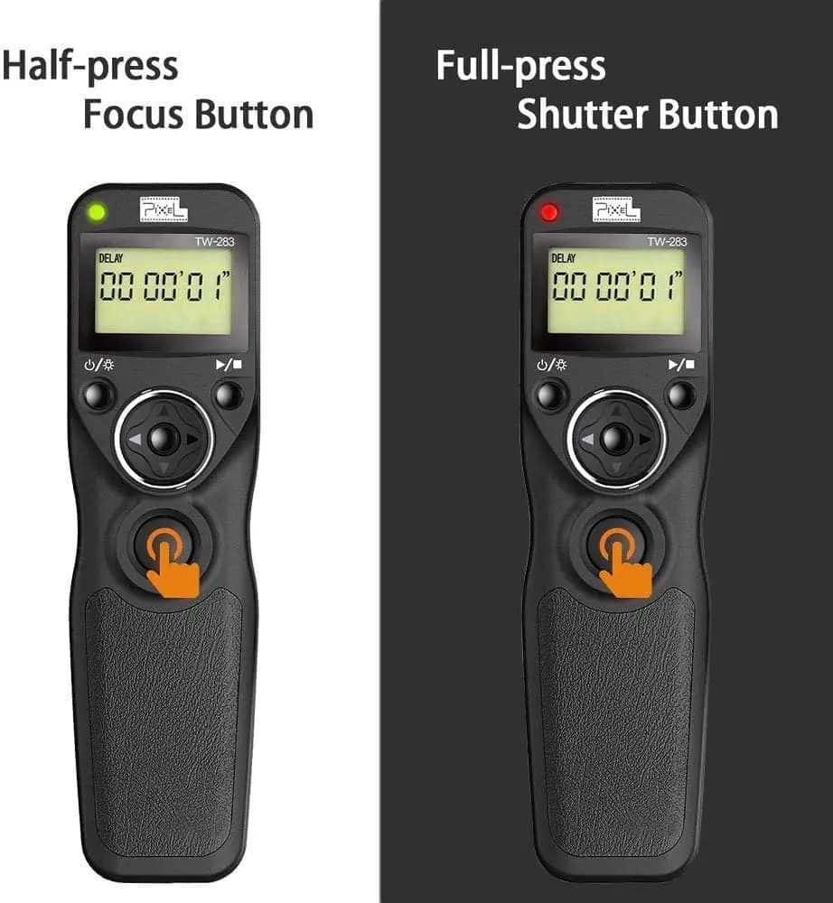 Pixel TW-283 Sans Fil Minuterie Télécommande Déclencheur (DC0 DC2 N3 E3 lt90FJ) Câble Pour IL Nikon 