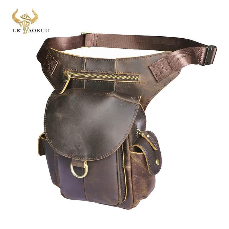 Sac Mochila en cuir pour hommes, Design de qualité, sacoche multifonction, organisateur de mode, ban