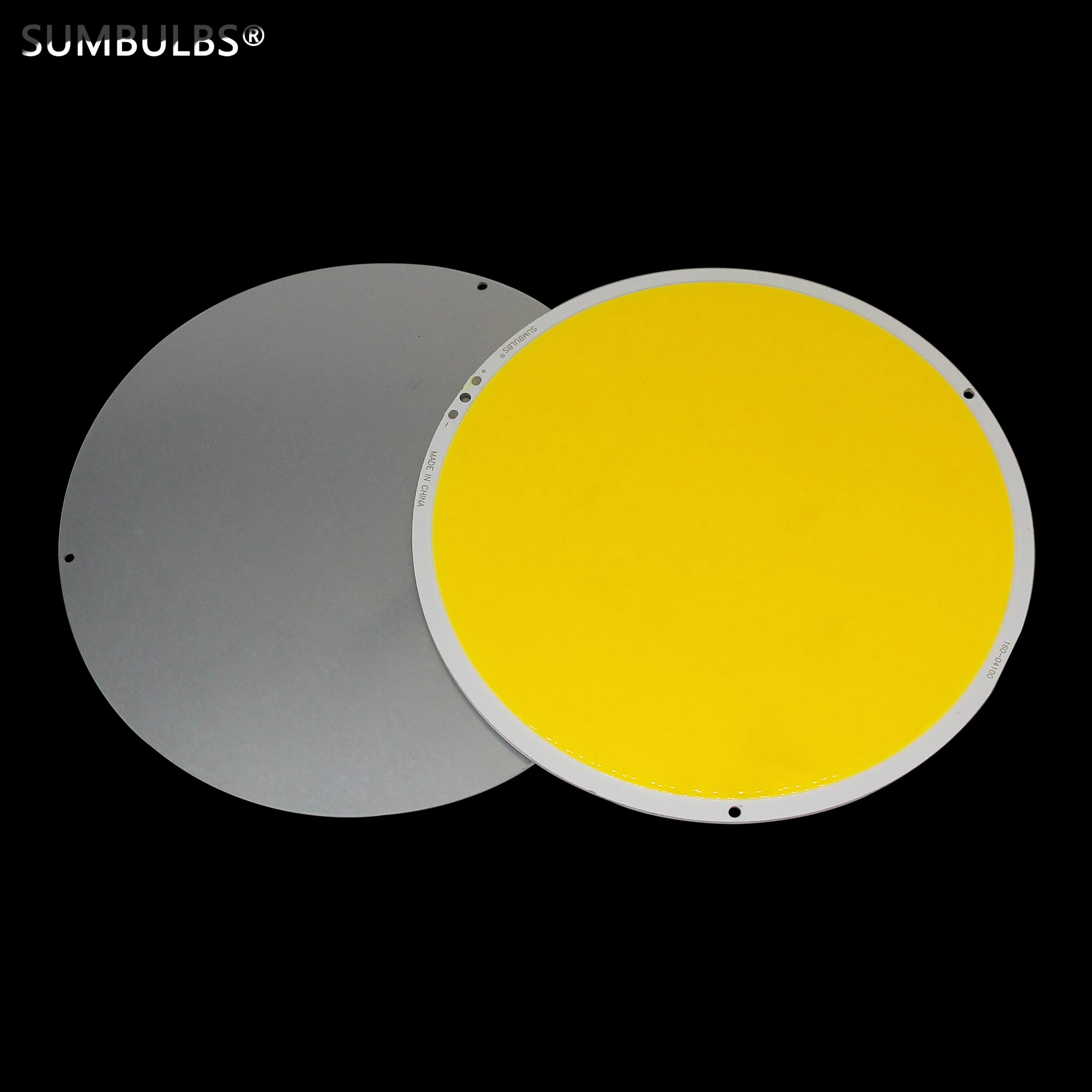 SUMBcorde BS-Puce de lampe blanche froide chaude à haute luminosité, grand soleil, 160mm, rond, gran