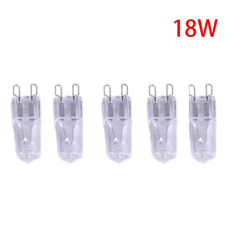 Ampoule LED G9 super brillante, lampe halogène, blanc chaud, 220V, 18W, 28W, 33W, 35W, 5 pièces
