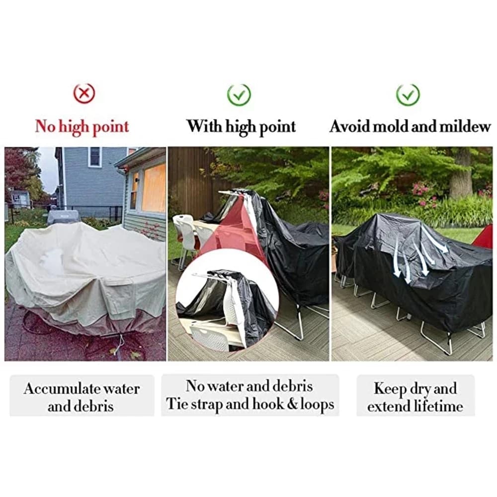 Multi-TANFurniture-Juste de Protection Imperméable pour Jardin Extérieur, Juste pour Canapé, Chaise,