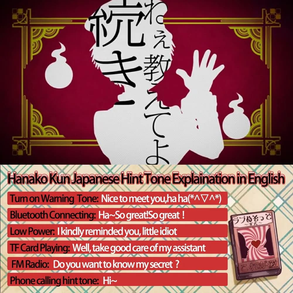 Anime Jibaku Shounen hanako-kun Hanako Kun Cosplay stéréo sans fil Bluetooth casque Go-Toubun Anime 