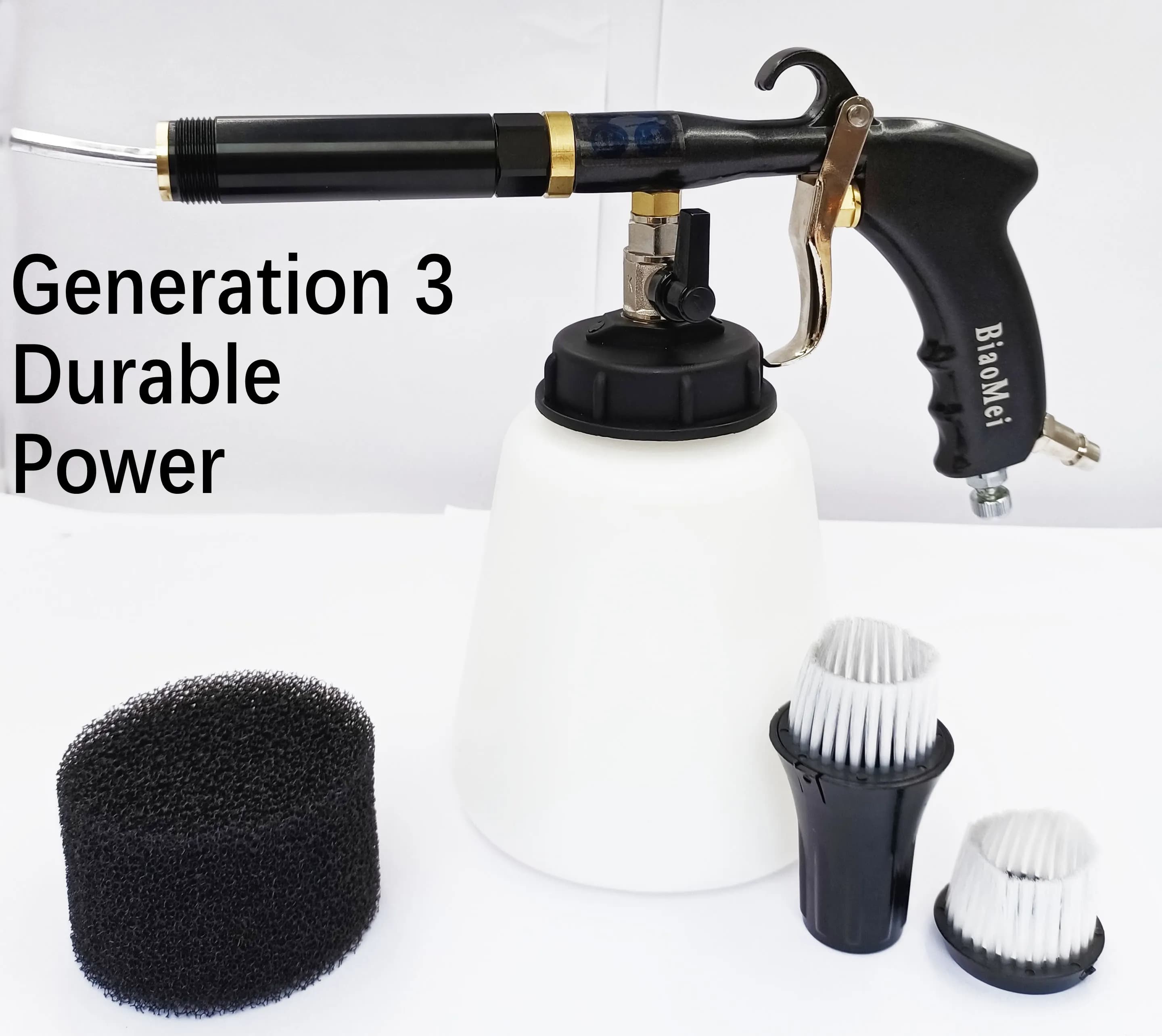 Nouveau Z-020 Air Sochi Haute Qualité Bearring Tube Tornado Gun ChlorVacuum Adaptateur (2 en 1 Clear