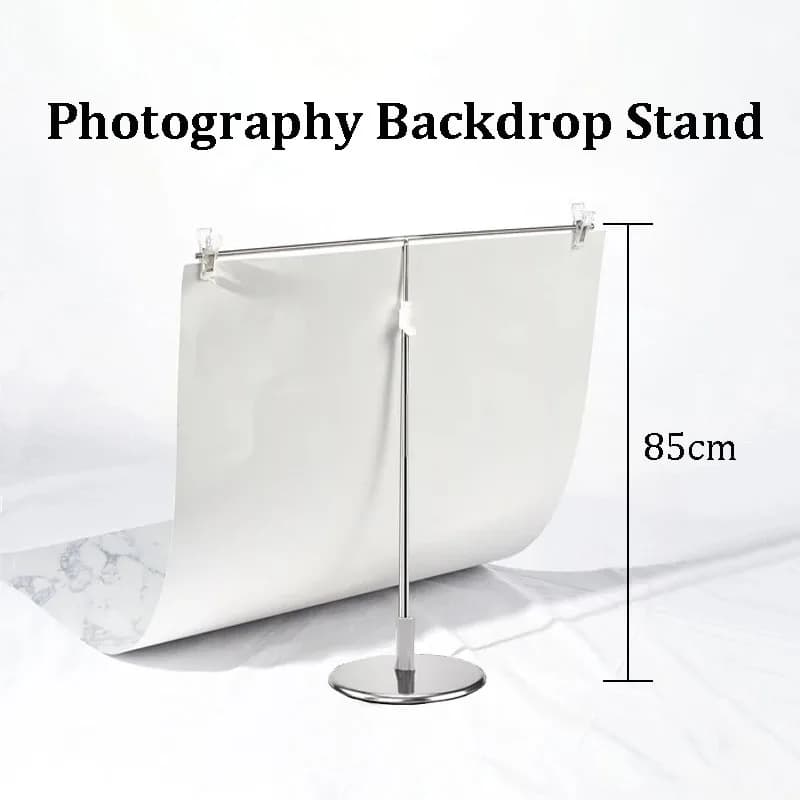 Supports d'arrière-plan pour photographie, cadre de fond réglable en forme de T, système de Support 