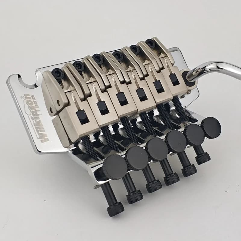 Wilkinson-Pont de système de trémolo à verrouillage électrique JEDouble, 6 cordes, 42mm, insert écro