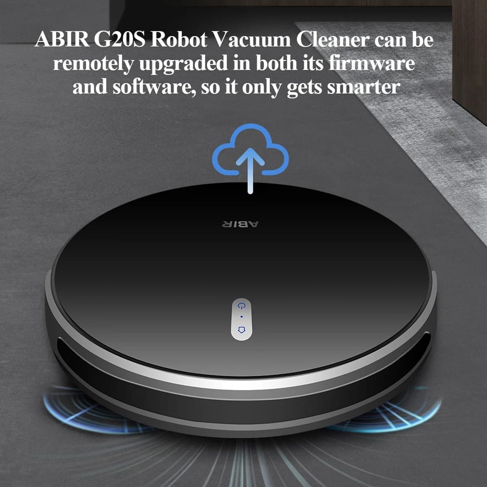 Aspirateur robot ABIR G20S, Navigation sur carte IA, partition super intelligente, avec mémoire,app 