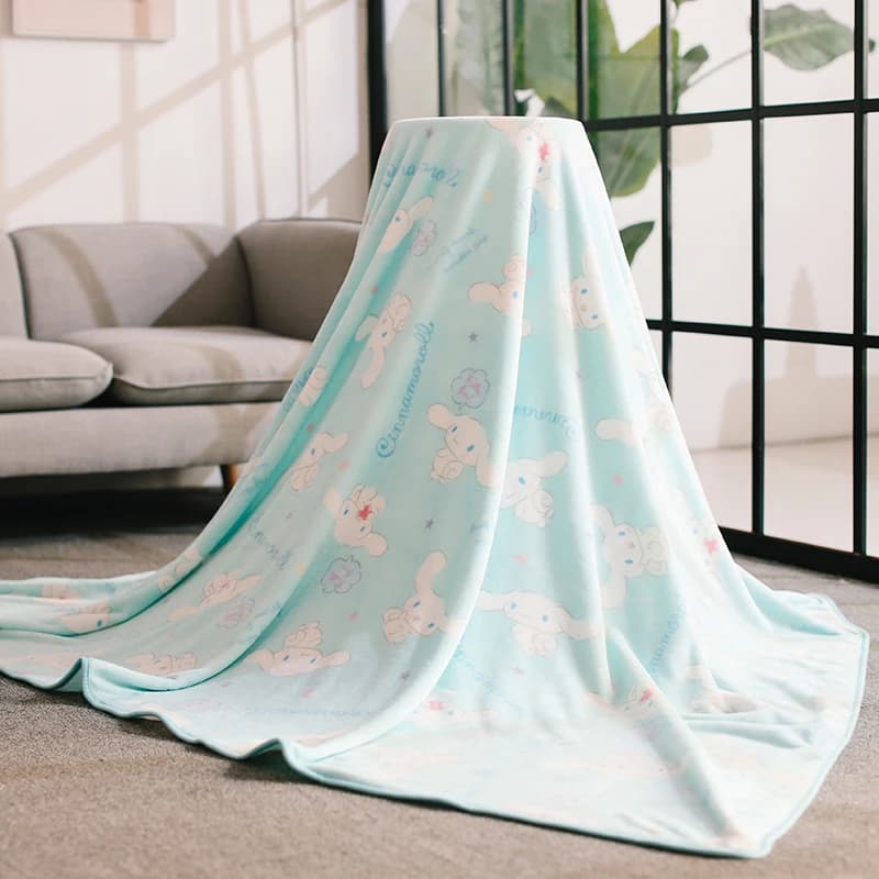 7 Styles Kawaii Anime flanelle couverture japon chambre canapé confortable chaud flanelle couverture