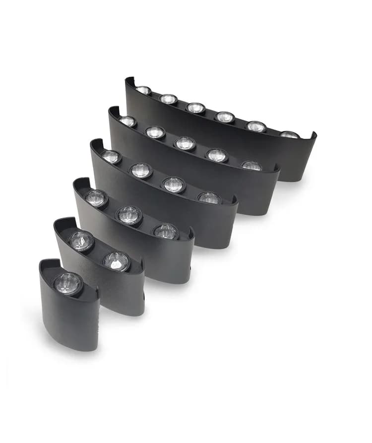 Applique murale LED 2W, 4W, 6W, 8W, 10W, 12W, imperméable, applique murale extérieure, porche/jardin