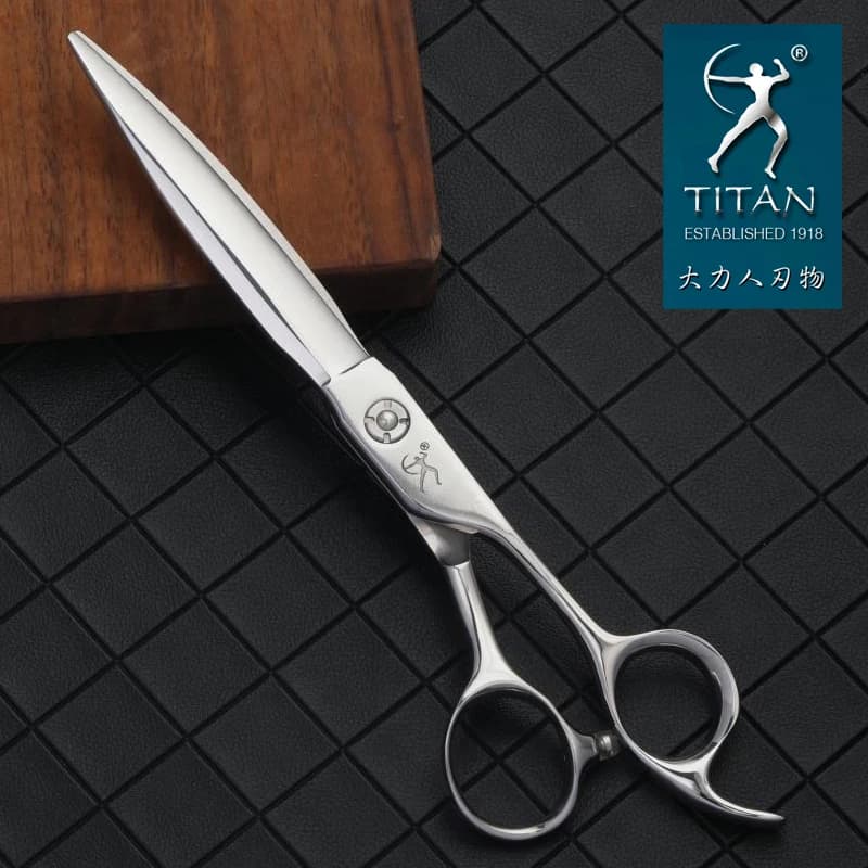 TITANCiseaux de coiffure professionnels, ciseaux de coupe de 7 pouces, outil de barbier de salon en 