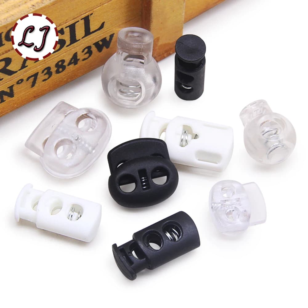 Bouchon de fermeture en plastique, 10 pièces, clip à bascule, bouton de construction noir givre Lumi