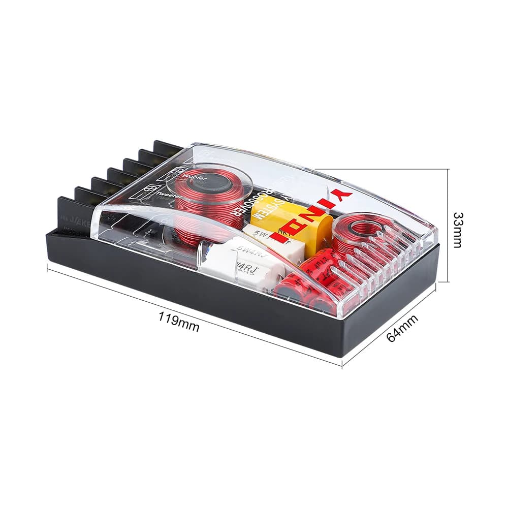 AIYIMA-Haut-parleur audio de voiture, 200W, 2 voies croisées, aigus, basses, indépendant, filtre hau