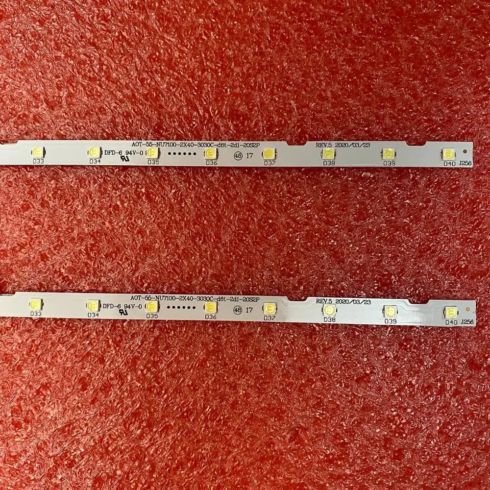 Bande LED pour Samsung UE55NU7025 UE55NU7026 UE55N5500 UE55NU7175 UE55NU7120 UE55NU7179 UE55NU7099 U