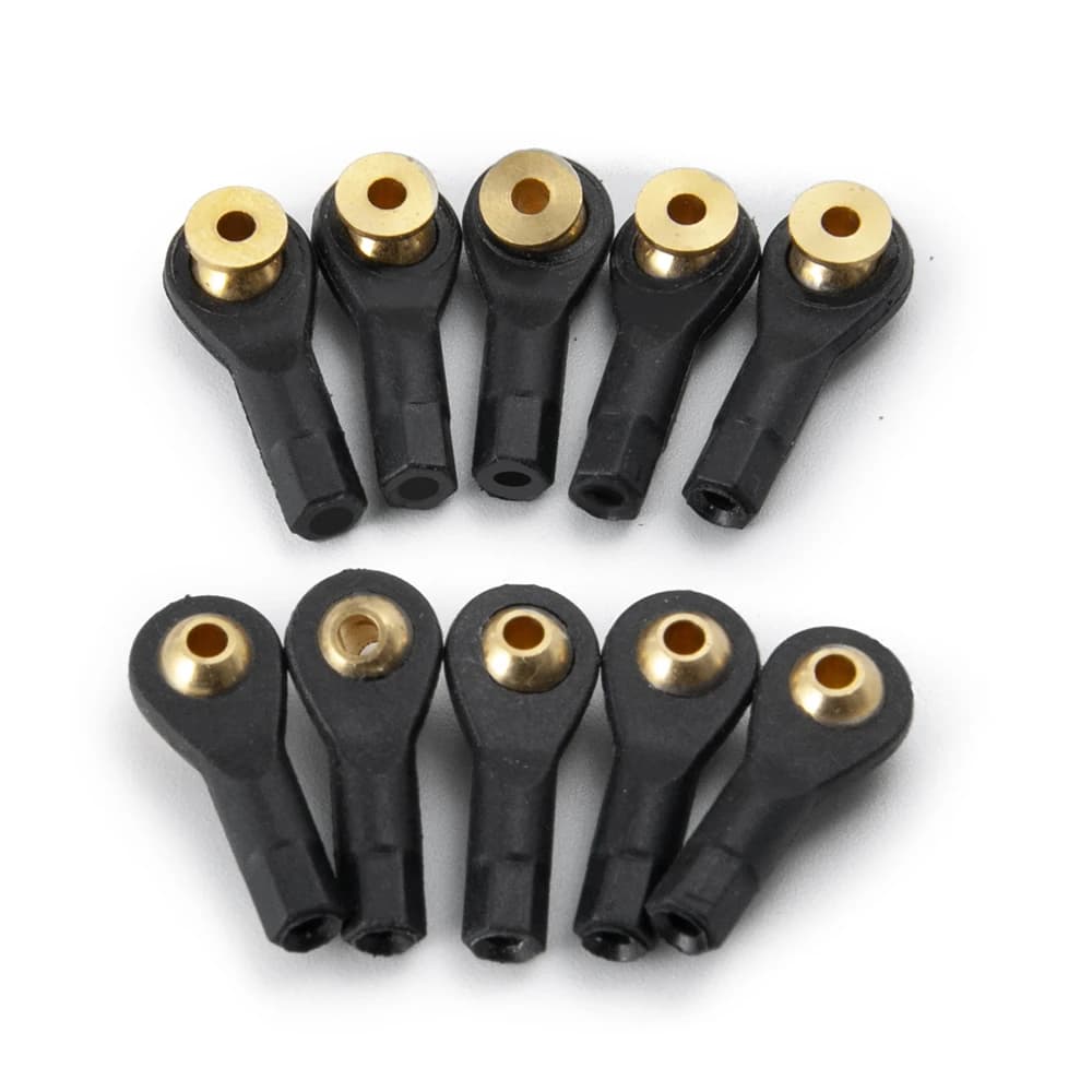 AXSPEED 10 pièces en plastique M2 M3 embout de tige rotule 19/26/27/30mm pour 1/10 RC voiture sur ch