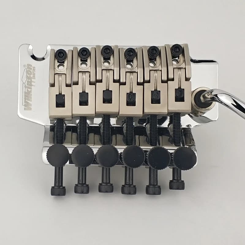 Wilkinson-Pont de système de trémolo à verrouillage électrique JEDouble, 6 cordes, 42mm, insert écro