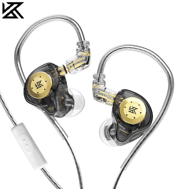 KZ EDX Pro écouteurs dynamique dans l'oreille moniteur HiFi filaire casque basse stéréo jeu musique 