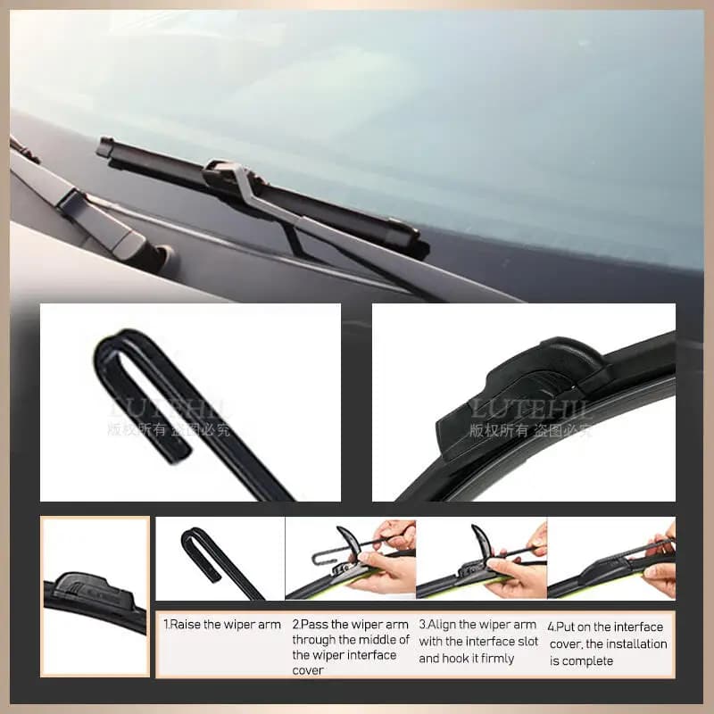 Pour Suzuki Vitara MK4 2015-2023 2016 2017 2018 essuie-glace avant et arrière balais d'essuie-glace 