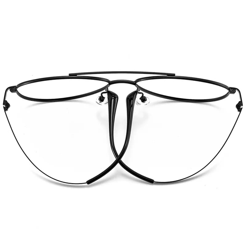 Monture de lunettes super légère en titane pur pour hommes, lunettes de pilote, lunettes décoratives