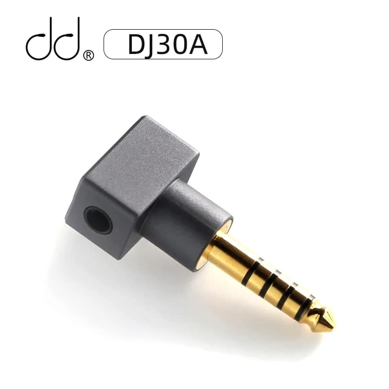 Adaptateur DD ddHiFi DJ30A 3,5 mm femelle vers 4,4 mm mâle s'applique au câble pour écouteurs 3,5 mm