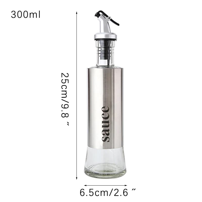 Distributeur de bouteilles d'assaisonnement de cuisine, Sauce au vinaigre en verre, distributeur d'h
