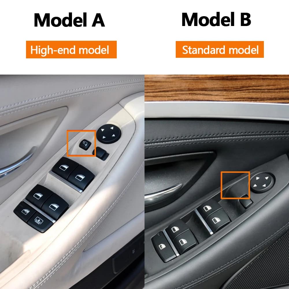 Poignée de porte intérieure gauche pour conducteur, panneau d'accoudoir de remplacement pour BMW sér