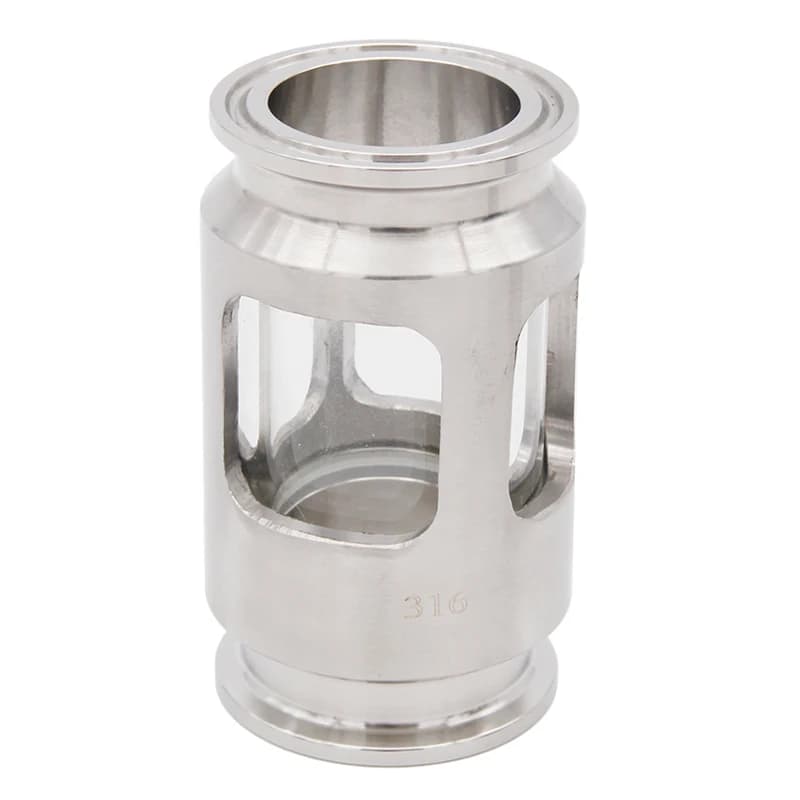 Verre de Visée Compact TC de 1.5 Pouces, 50.5mm, 1.35 Pouces, ID 3.5 Pouces, OAL, en Acier Inoxydabl