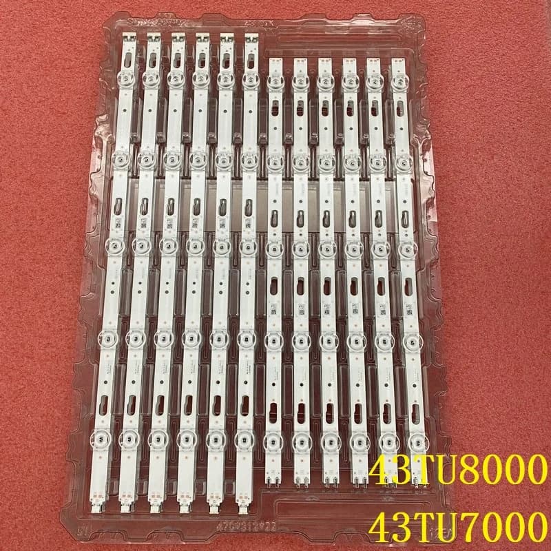 Bande de rétro-éclairage LED pour Samsung UN43TU7000G UN43TU7020G UN43AU7700G UN43CU7700G UE43TU7100