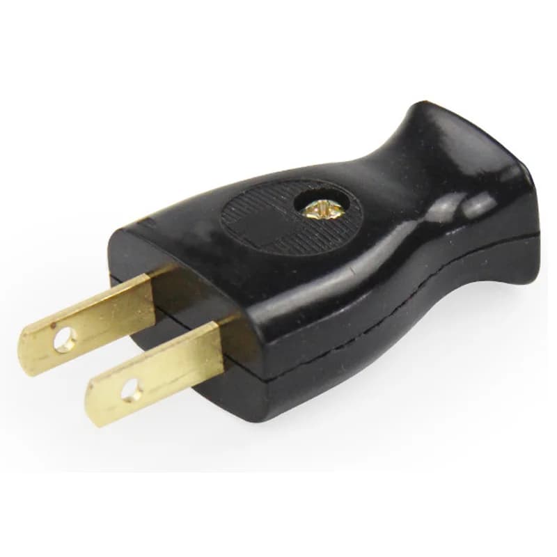 Blanc rouge jaune vert noir amérique bakélite 2 pôles 15A mâle prise de câblage américaine prise fem