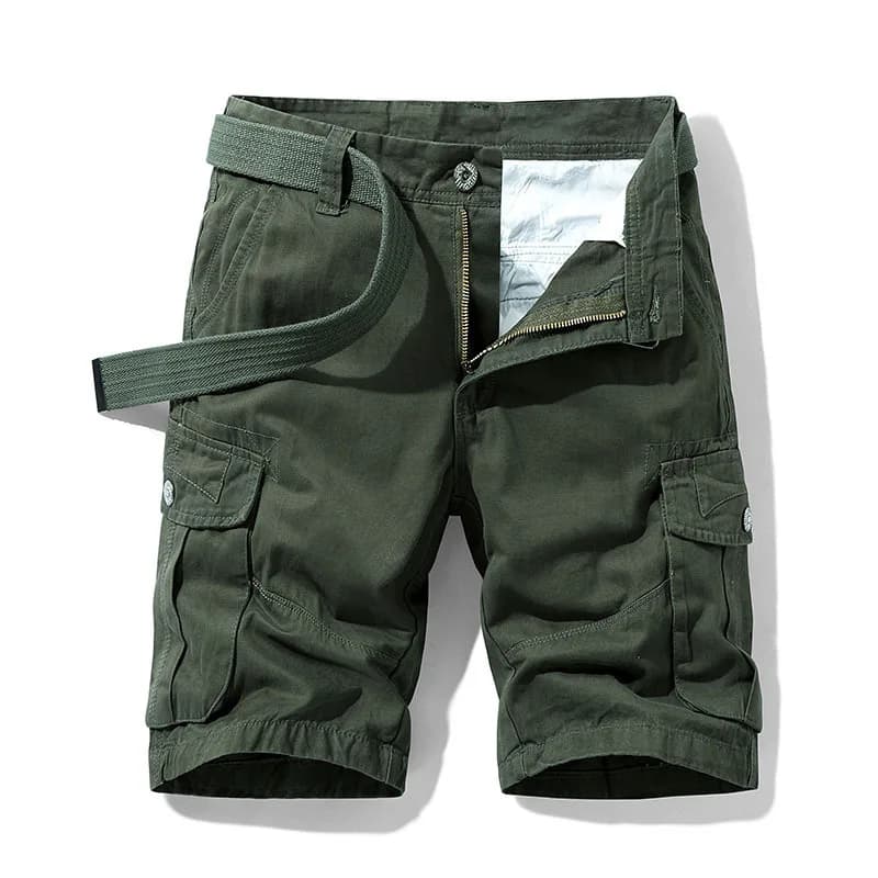 Short Cargo militaire Baggy multi-poches pour hommes, en coton kaki, tactique, pantalon court 30-38,