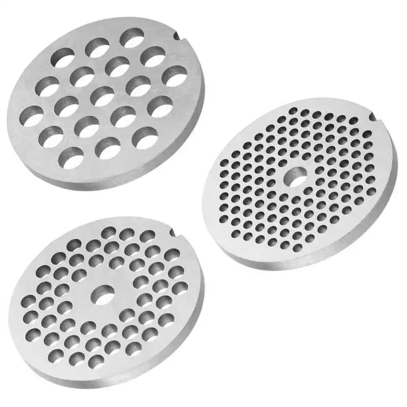 Plaque de Hachoir à Viande avec Trou de 3mm, 5mm, 7.5mm, Lame de Hachoir de Cuisine, Accessoires de 