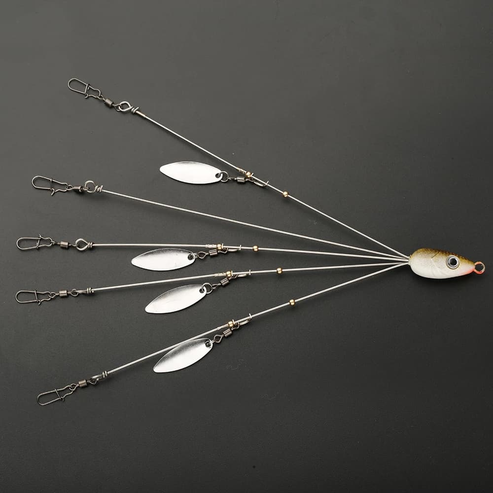 Alabama – leurre de pêche en forme de parapluie, 5 bras, extensible, 18g