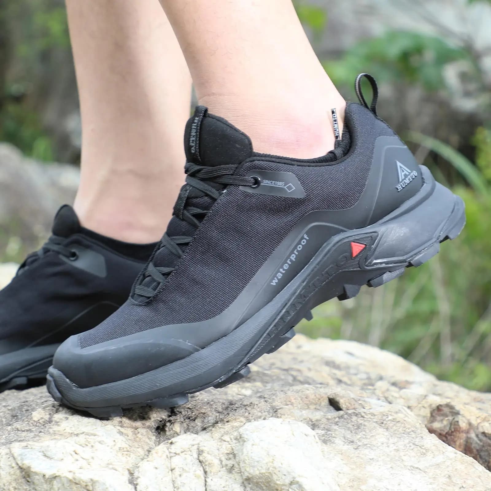 HUMTTO chaussures de randonnée en plein air imperméables hommes marque formation marche baskets pour