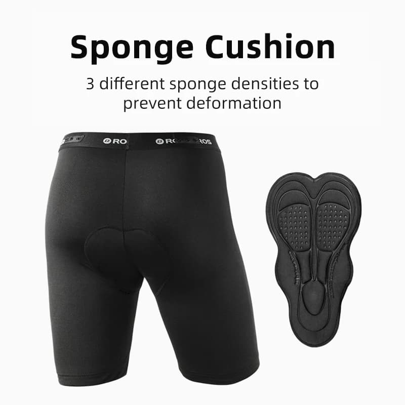 ROCKBROS – short de cyclisme pour homme, respirant, Double couche, séchage rapide, pour vtt, vélo de