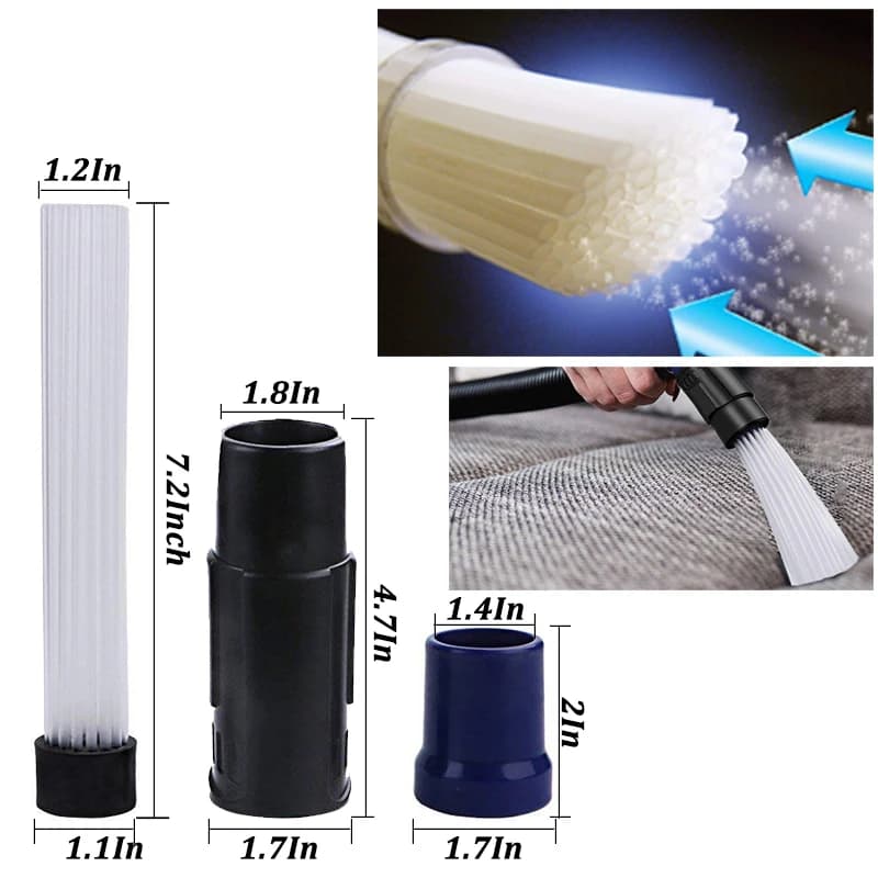 Tête de brosse d'aspiration à buse universelle pour pièces d'aspirateur 32mm et 35mm, brosse pour ta