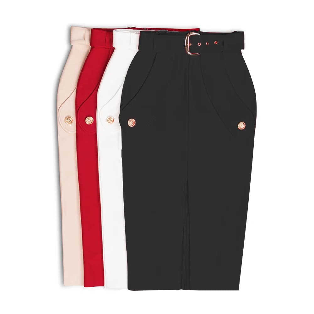 Jupe moulante taille haute pour femmes, Sexy, longueur aux genoux, crayon Midi, bureau, fête, Club, 