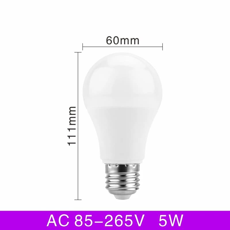 Ampoule LED du crépuscule à l'aube 5W 7W 9W 12W E27 ​ Capteur de lumière extérieure AC 110V 220V 85-