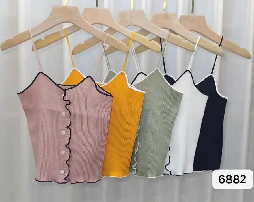Sous-vêtements en coton coréen pour femmes, sexy, solide, document, haut à la mode, confort, précieu