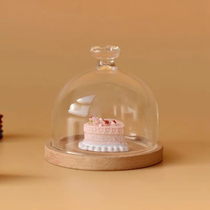 Maison de poupée 1:12 bocal à bonbons Miniature verre à Dessert plateau à fruits, décor de maison de