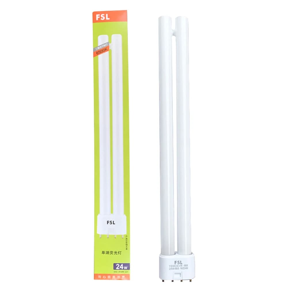 ZHMZH 18W 24W 36W 40W 55W lampe fluorescente 4 broches double Tube Base de lumière à économie d'éner