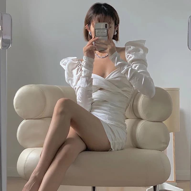 Cryptographique diamant froncé pansement à lacets évider Sexy femmes robe moulante Club robes de soi