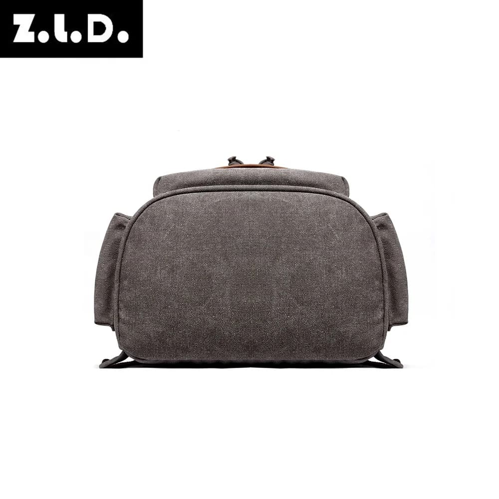 Sac à dos vintage en toile rétro pour homme, grande capacité 20-35L, sac antivol résistant à l'usure